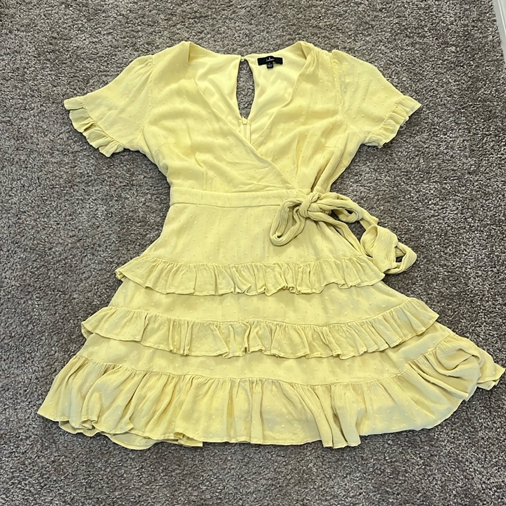 Lulu’s Yellow Ruffled Sundress